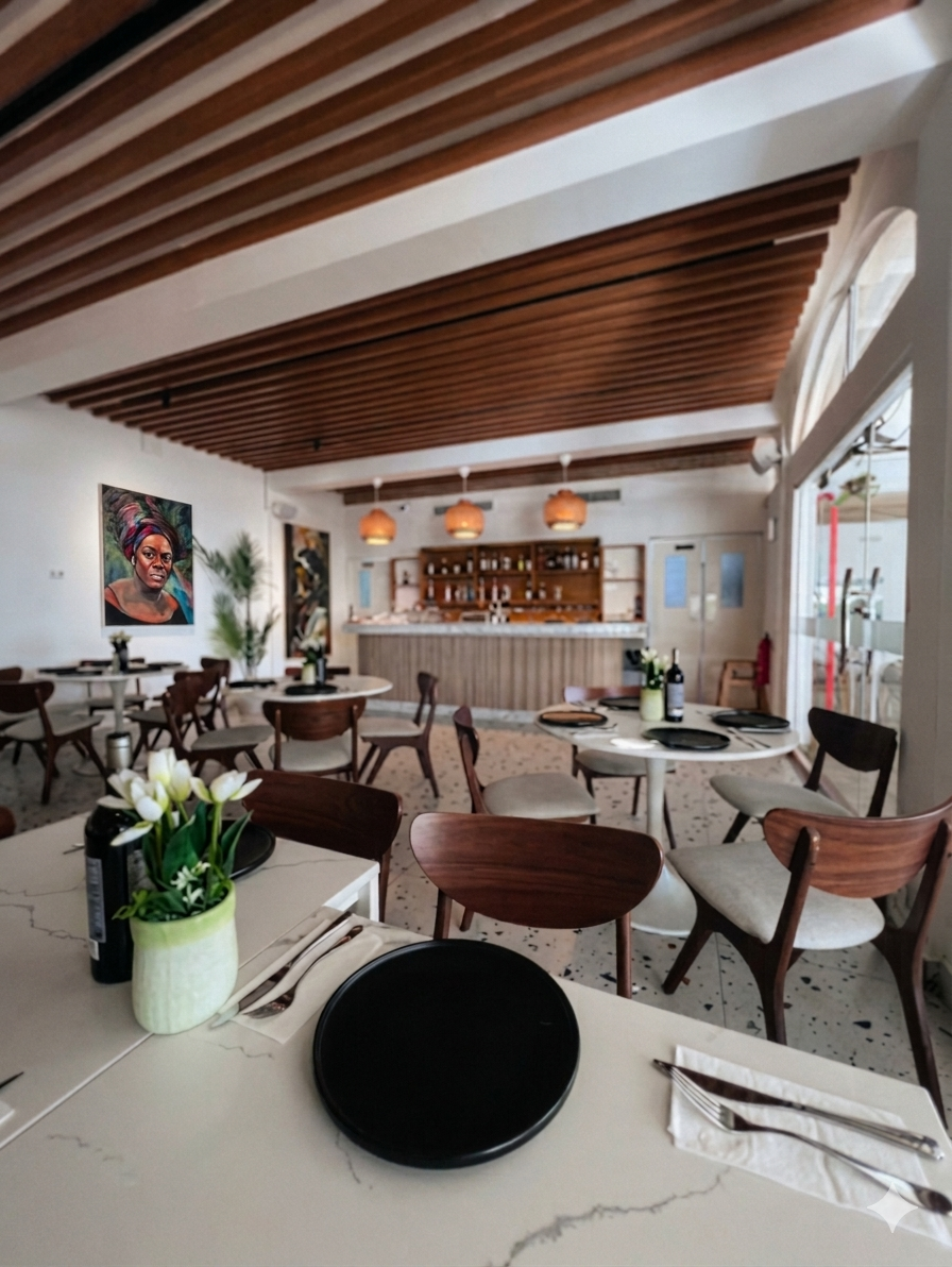 Salon interior de Santorino